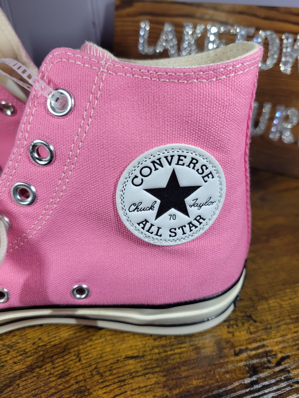Converse Chuck 70 Taylor vintage style High Top Sneakers - Pink - Picture 2 of 13